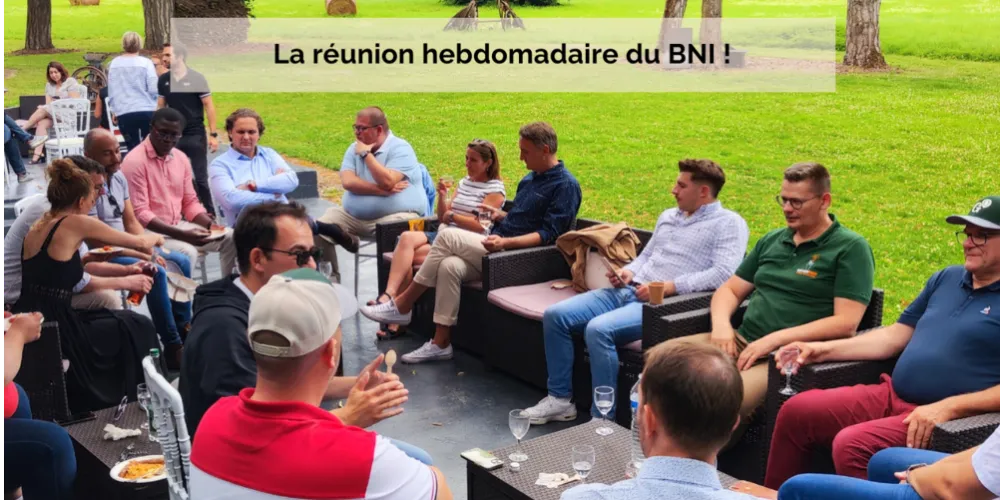 La réunion hebdomadaire du BNI au Château !