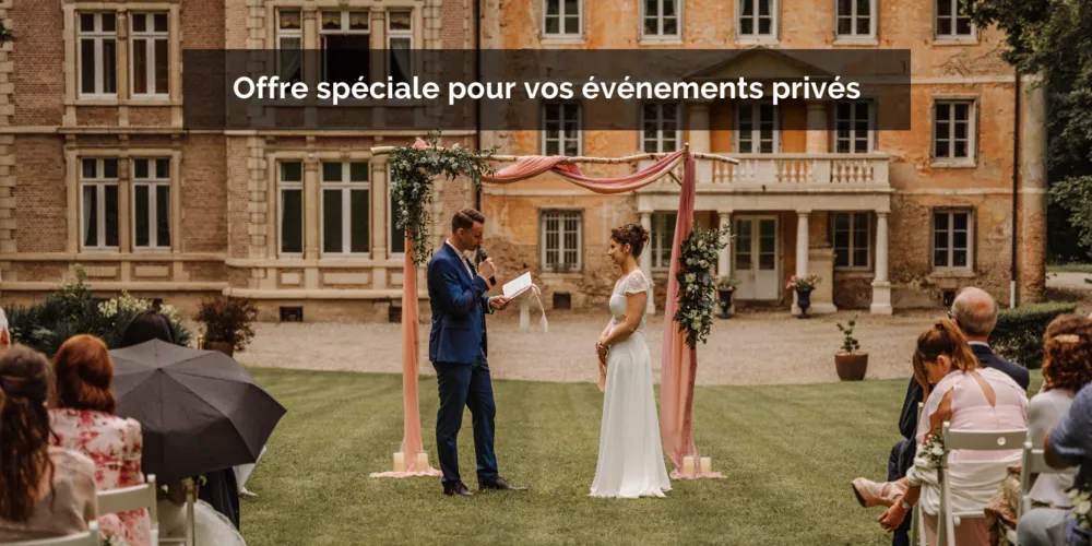 Découvrez notre offre spéciale pour les événements familiales au Château de Flixecourt