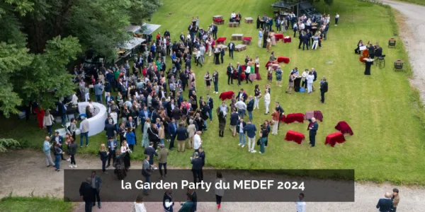 visuel La traditionnelle Garden Party du MEDEF