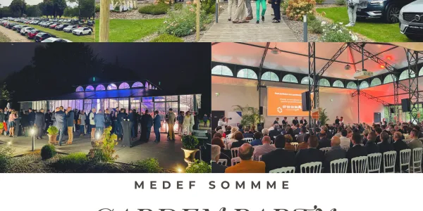 visuel Garden Party du MEDEF 2021