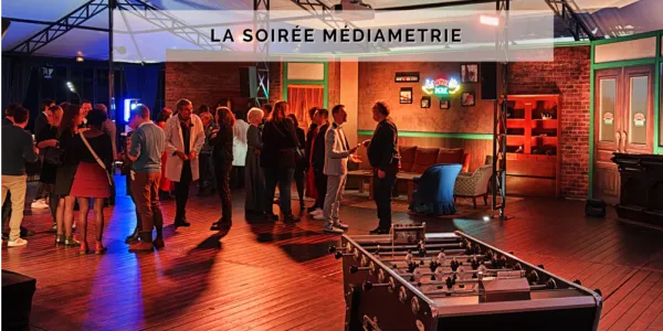 visuel Soirée à thème pour médiamétrie !