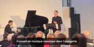 Concert de musique classique dans l'orangerie