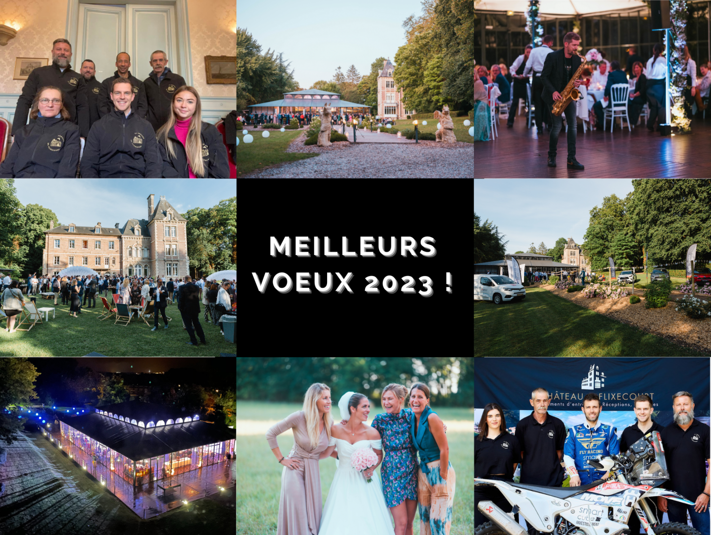 Le château de Flixecourt vous souhaite une bonne année et vous accompagne pour vos événements professionnel.