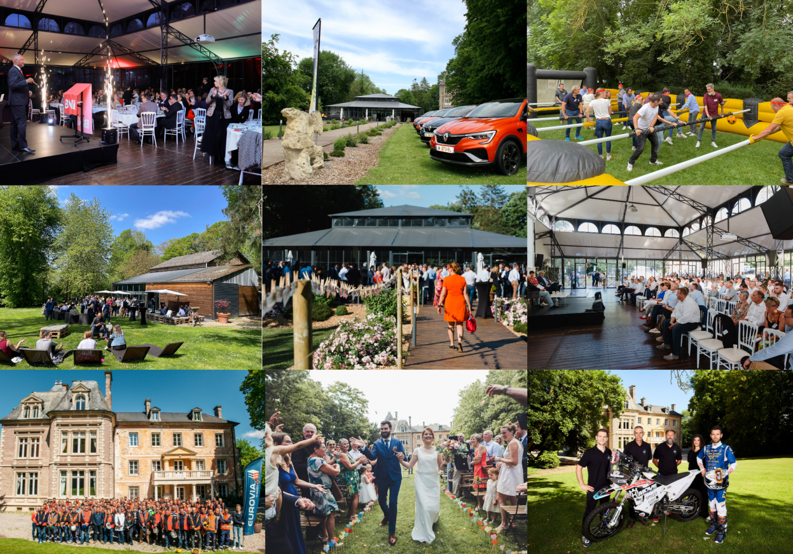 Séminaire, conférence, team building, événements d'entreprise et mariage au Château de Flixecourt