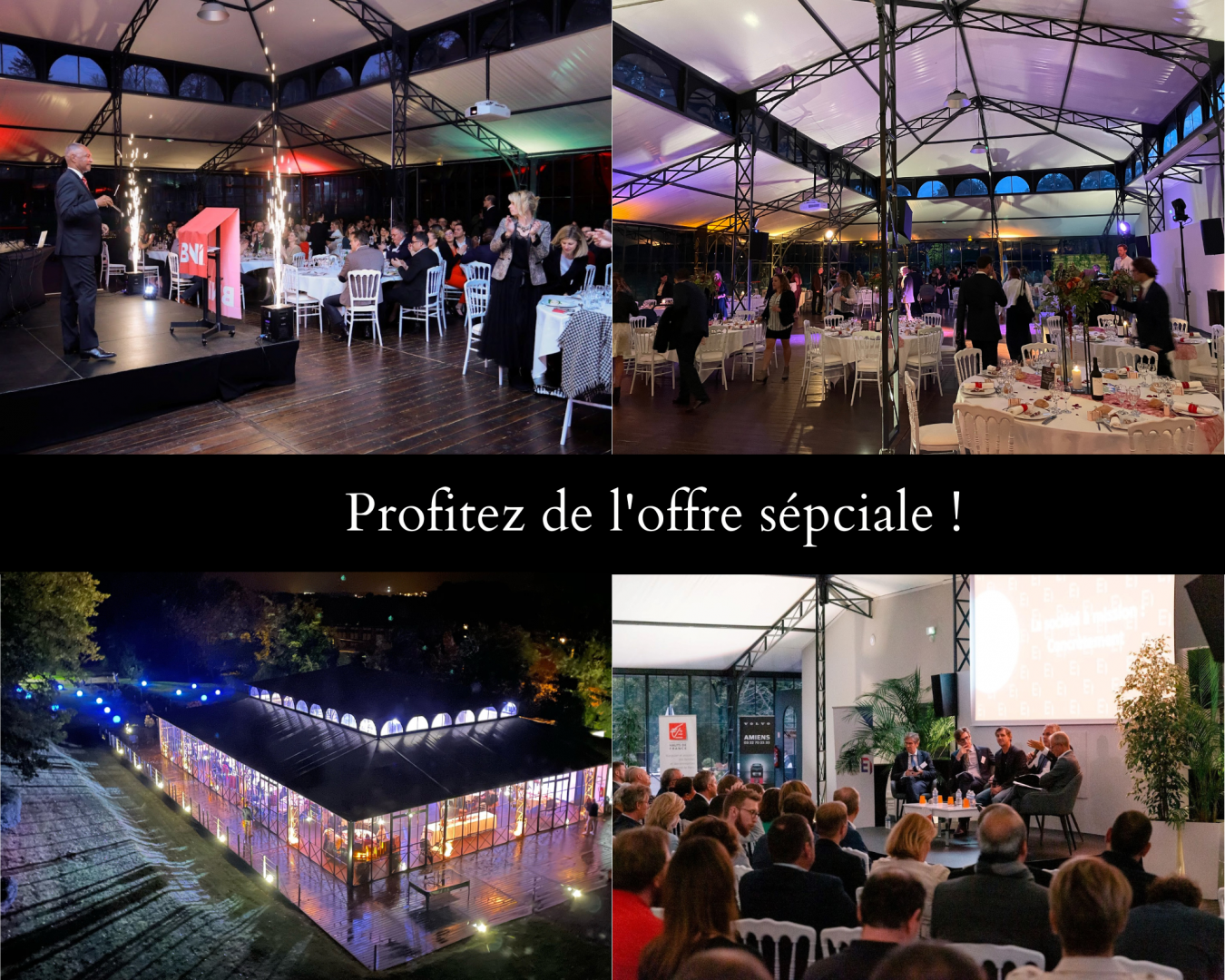 Offre spéciale pour l'organisation d'événement de fin d'année au Château de Flixecourt