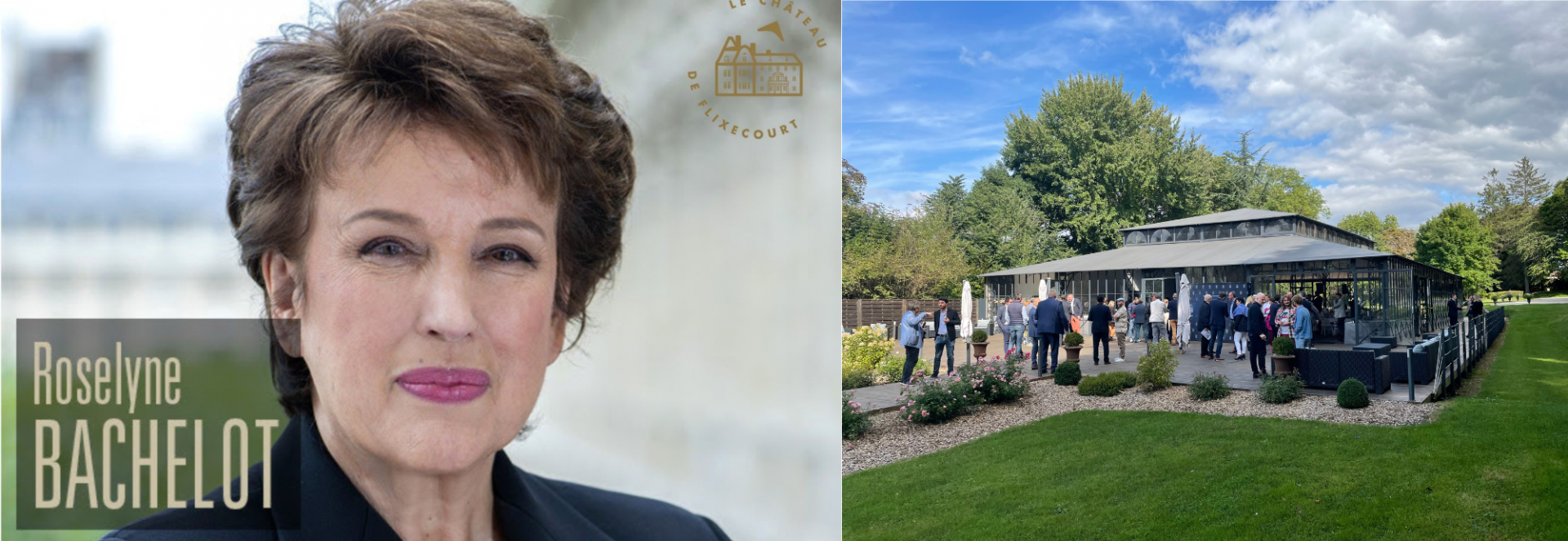 Roselyne Bachelot, au château de Flixecourt