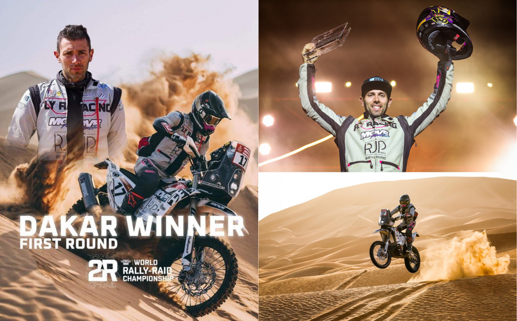 Romain dumontier, partenaire du Château de Flixecourt, au dakar 2023