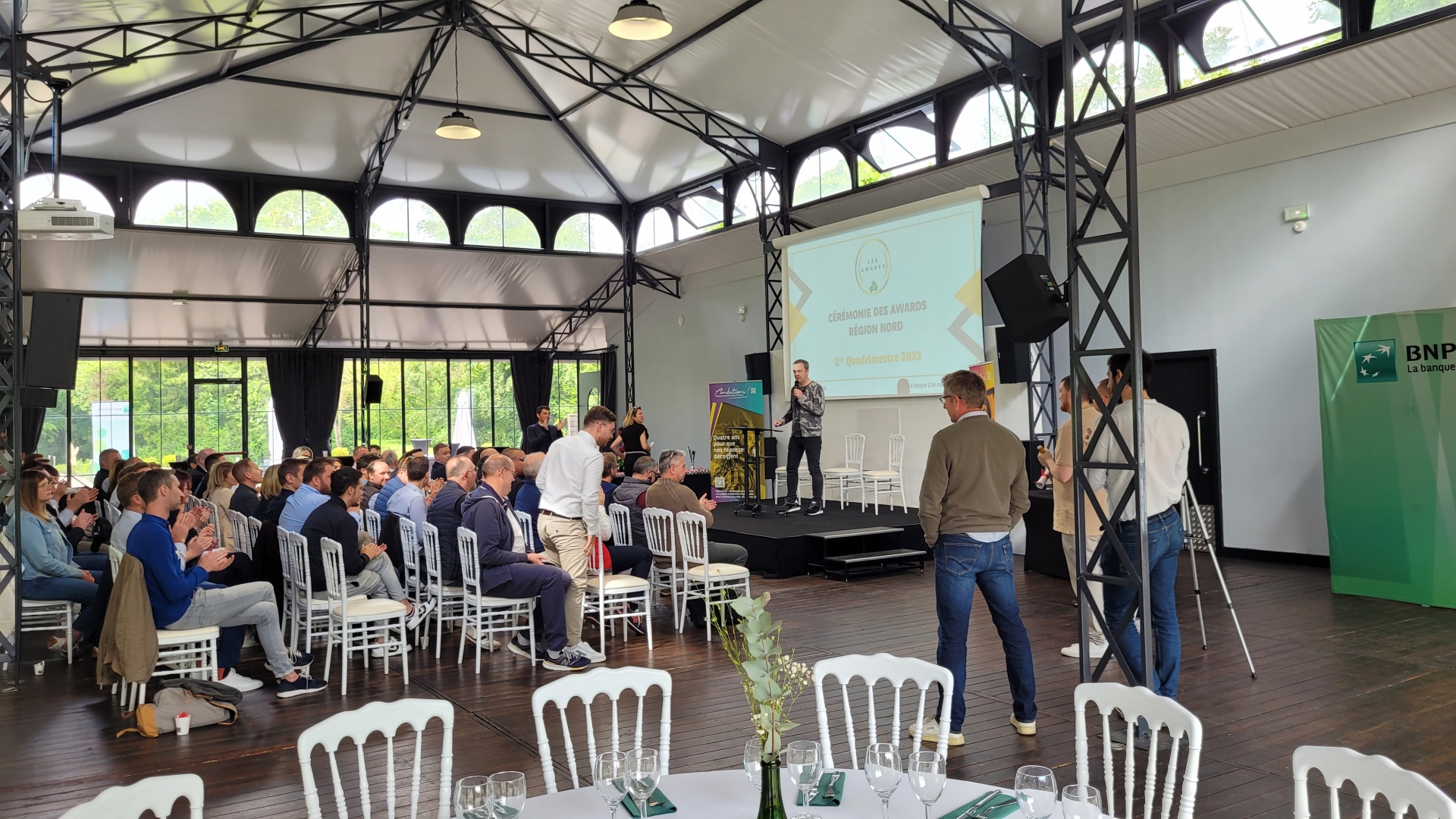 Remise des récompenses dans l'Orangerie
