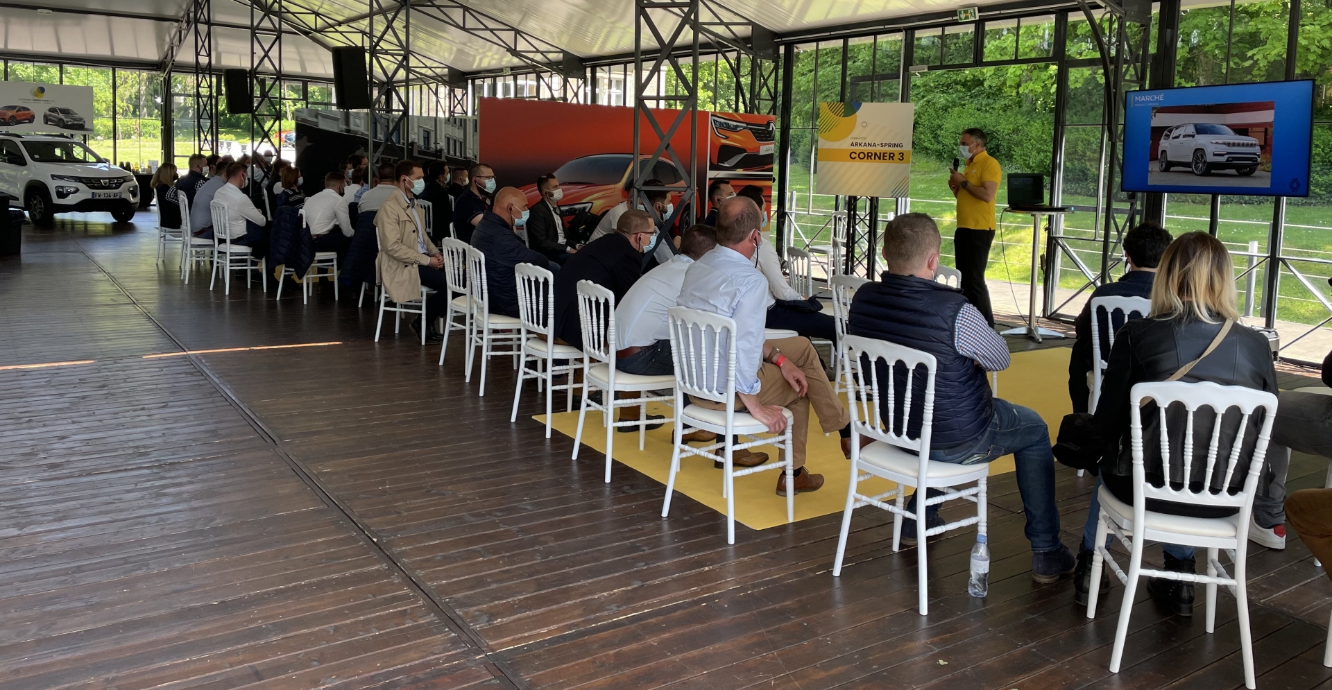 Lancement de produit dans l'orangerie du Château de Flixecourt