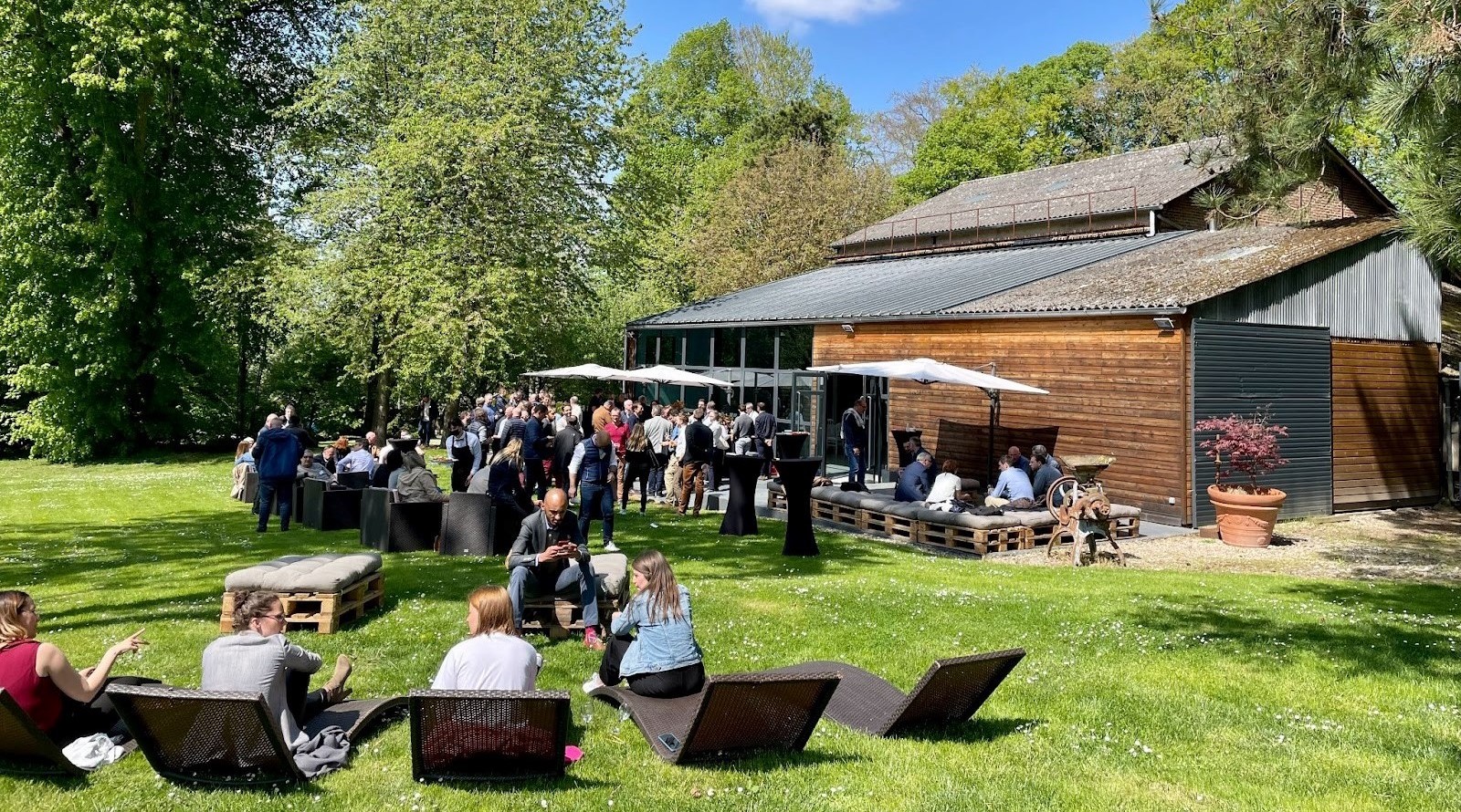 Cocktail d'entreprise à l'atelier au Château de Flixecourt